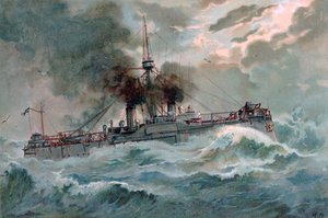 SM戦艦オルデンブルク 作： Hugo Graf